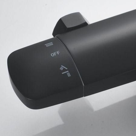 Душевая стойка Rose R3936H настенная цвет черный