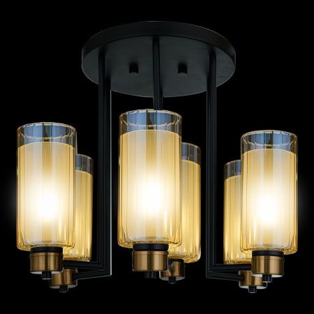 Люстра потолочная 33 Идеи CHN900.06.BL17.ASB-M15AM