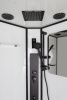 Душевая кабина Niagara Premium 69020134GBLACK 100х100 четверть круга с крышей ориентация универсальная