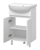 Тумба под раковину Misty Элегия Э-Эле01050-011Н 50х30 напольная цвет белый