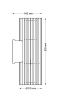 Уличный настенный светильник Italline IT30 IT3048