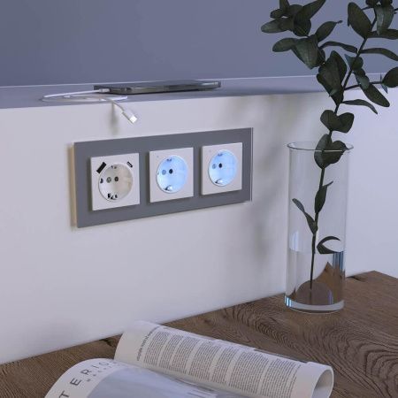 Розетка с быстрой зарядкой USB Type A+С Werkel 4690389176418