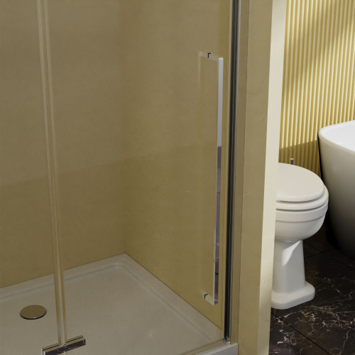 Душевая дверь Vincea Slim-N VDPH-5SN100CL 100х195 стекло прозрачное профиль хром глянцевый - фото 3