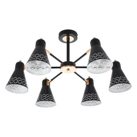 Люстра на штанге Myfar Chilly (Цхиллы) MR1531-6C