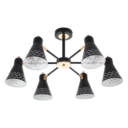 Люстра на штанге Myfar Chilly (Цхиллы) MR1531-6C - фото 3