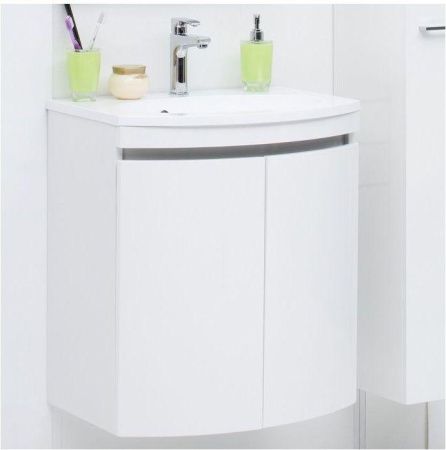 Тумба с раковиной De Aqua Токката 167128 60х40 напольная цвет белый