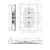 Верхний душ Hansgrohe Raindance 28417000 45х70 хром