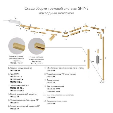 Трек Denkirs Shine base (Схине басе) TR5710-SB