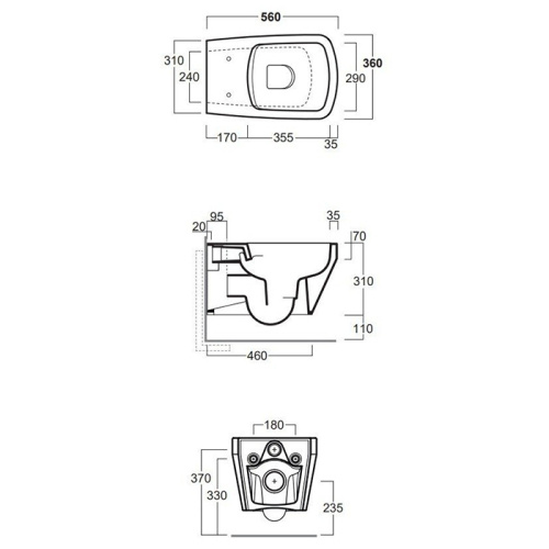Крышка сиденье для унитаза Simas Baden Baden BB004bi matt/cr - фото 2