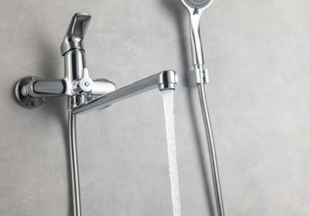 Смеситель для ванны Aquatek ВЕГА AQ1042CR настенный хром