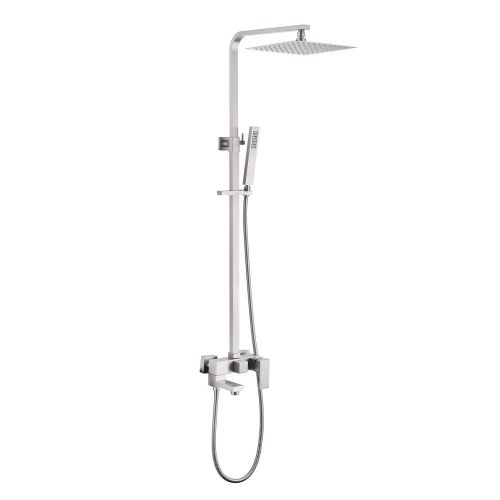 Душевая стойка ABBER AF8216SPL настенная цвет сатин