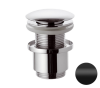 Донный клапан Remer 904CC2114NO черный