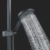 Душевая стойка Rose R3936H настенная цвет черный
