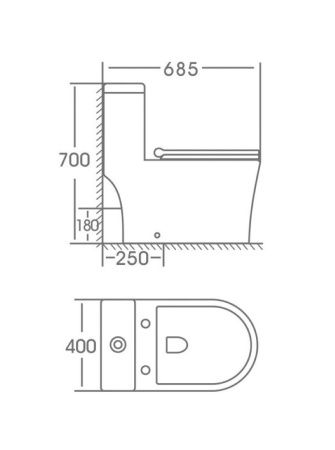 Унитаз-компакт напольный с бачком Stella Polar Толедо SP-00001852 белый с сиденьем микролифт безободковый смыв воронка-водоворот