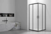 Душевой уголок Veconi Rovigo RV101B-90-01-C5 90х90 стекло прозрачное профиль черный без поддона