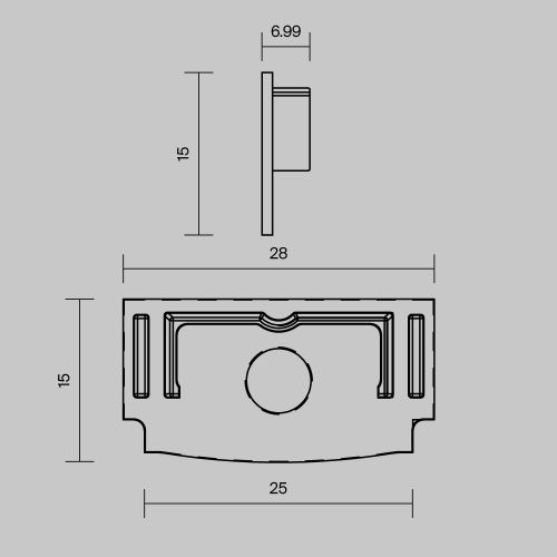 Комплект заглушек Maytoni Led Strip 642013 - фото 2