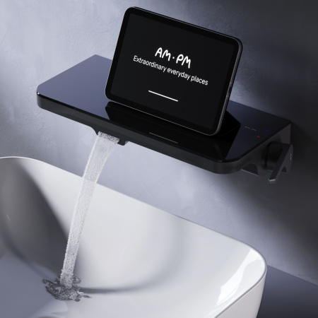 Смеситель Am.Pm Func F8F72722 встраиваемый в стену черный без термостата