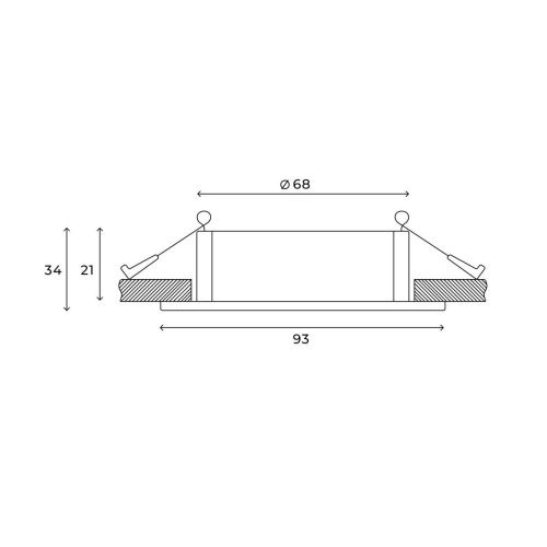 Светильник встраиваемый Hesby Lighting Bodo (Бодо) HSBL_0106 - фото 4