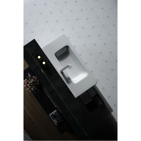 Раковина керамическая Dreja Nikson 200661 110х50 подвесная цвет белый 1 отверстие под смеситель