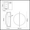 Настенно-потолочный светильник Odeon Light Lunar (Лунар) 7016/20WL