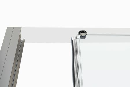 Душевой уголок Allen Brau Fantasy 3.11008.00 + 3.11011.00 140х80 стекло прозрачное профиль хром без поддона