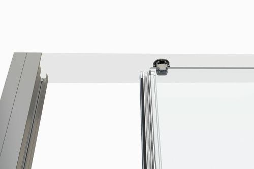 Душевой уголок Allen Brau Fantasy 3.11008.00 + 3.11013.00 140х90 стекло прозрачное профиль хром без поддона - фото 5