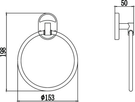 Полотенцедержатель Savol S-007060