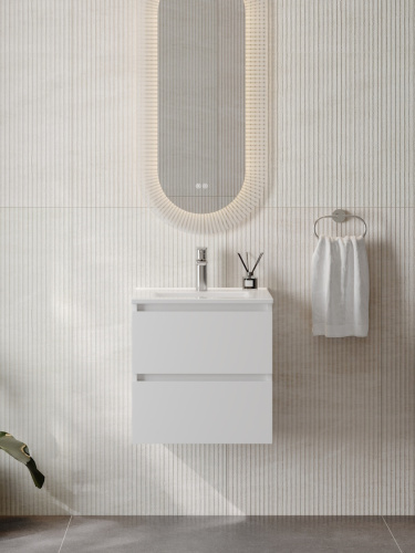 Тумба с раковиной Teymi Laina F16027 50х46х50 подвесная - фото 3