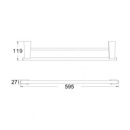 Полотенцедержатель Shevanik SG57C SG5727C