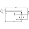 Верхний душ Cisal Less New DS01363040 черный