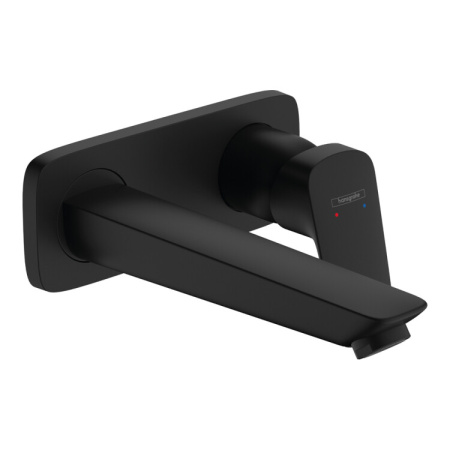 Смеситель Hansgrohe Logis 71220670 настенный встраиваемый черный матовый