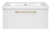 Тумба под раковину Brevita Alicante ALI-09080-0101Я 78х45х35 подвесная