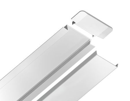 Алюминиевый встраиваемый профиль Ambrella Light Alum Profile (Алум Профиле) GP1100WH