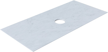 Столешница Allen Brau Infinity 1.21012.ST 100х46 накладная цвет белый