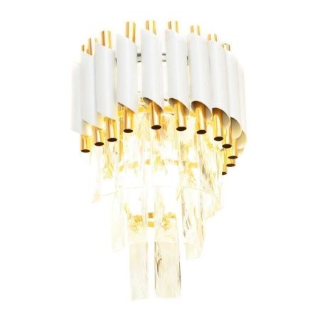 Светильник настенный Lumina Deco Funneli (Фуннели) LDW 6003-2 WT+F.GD