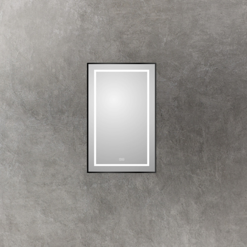 Зеркало BelBagno Kraft SPC-KRAFT-500-800-LED-TCH-WARM-NERO 50х80 - фото 3