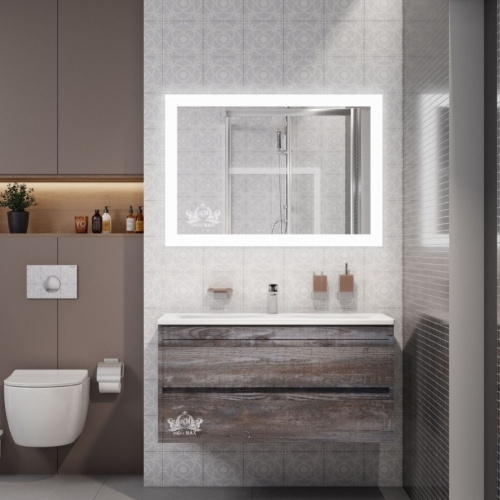 Тумба под раковину Art&Max FAMILY Family-1000-2C-SO-PE 100х48х55 подвесная