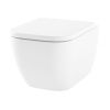 Унитаз подвесной Lavinia Boho One 3302004R белый с сиденьем микролифт безободковый каскадный смыв