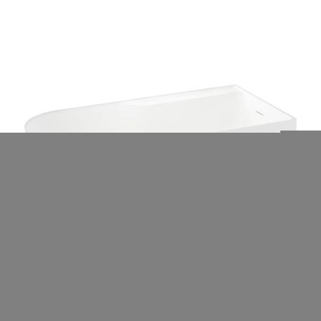 Ванна акриловая Wellsee Camellia 2.0 236202000 170х80 отдельностоящая асимметричная с ножками