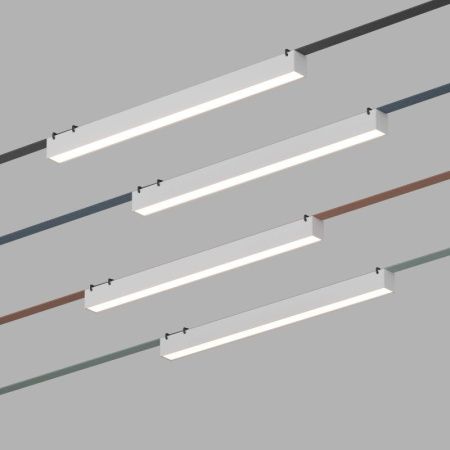 Трековый однофазный светильник Denkirs Belty linear (Белты линеар) DK5576-WH