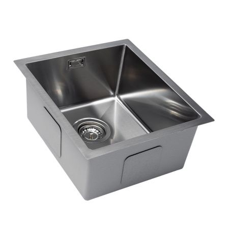 Кухонная мойка Grandex Aqua PROLINE 39 300062 45х40 цвет серый поверхность матовая