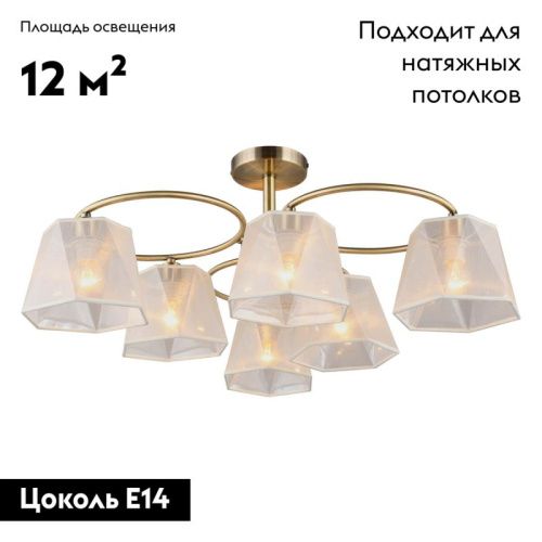 Люстра на штанге Omnilux Rapallo (Рапалло) OML-65017-06 - фото 2