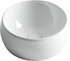 Раковина из сантехнического фарфора Ceramica Nova ELEMENT CN6001 40х40 накладная цвет белый без отверстий под смеситель