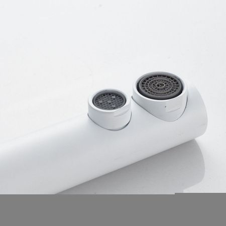 Смеситель для кухни Shevanik S468C на мойку белый