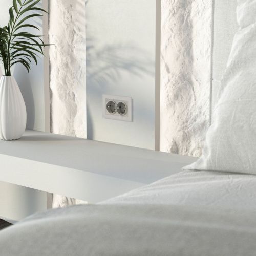 Розетка двойная с заземлением Werkel 4690389213960 - фото 3