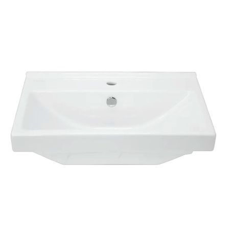 Раковина из сантехнического фаянса СанТа Fest60 60х40 накладная цвет белый
