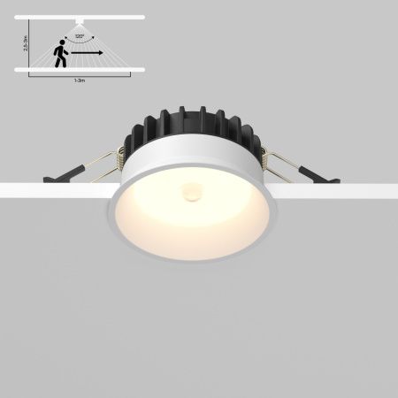 Светильник встраиваемый Maytoni Technical Okno DL055-8W3K-SEN-W
