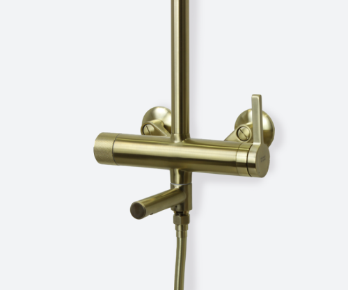 Душевая стойка Bronze de Luxe 2039GB настенная цвет бронза - фото 5