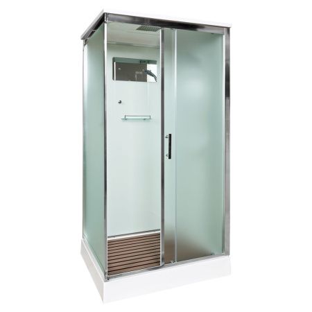 Душевая кабина AvaCan D129S 120х90 прямоугольная с крышей ориентация универсальная