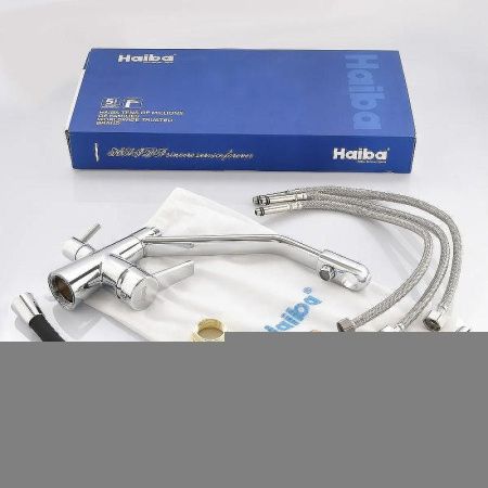 Смеситель для кухни Haiba HB76855 на мойку хром